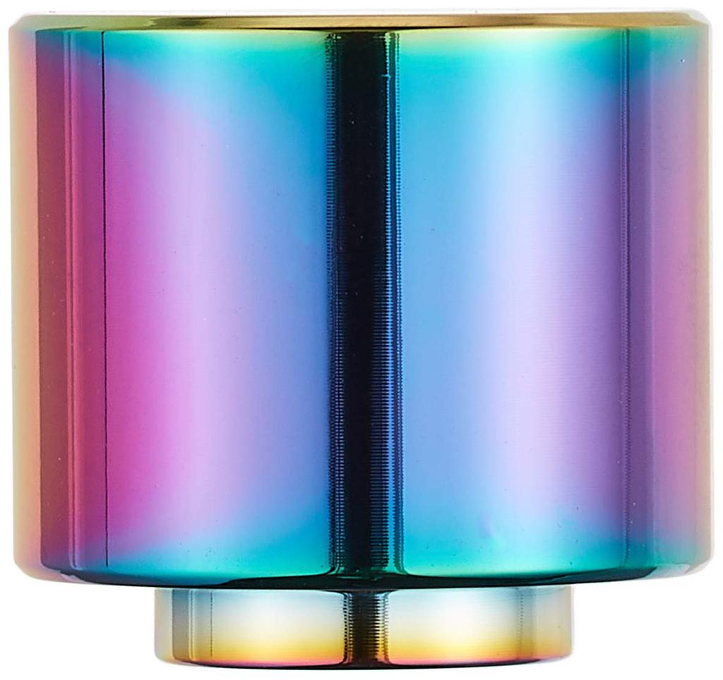 Fortune JDM Cylinder Shape Rear Wiper Titanium Polished Cap, (JRS-MTP)