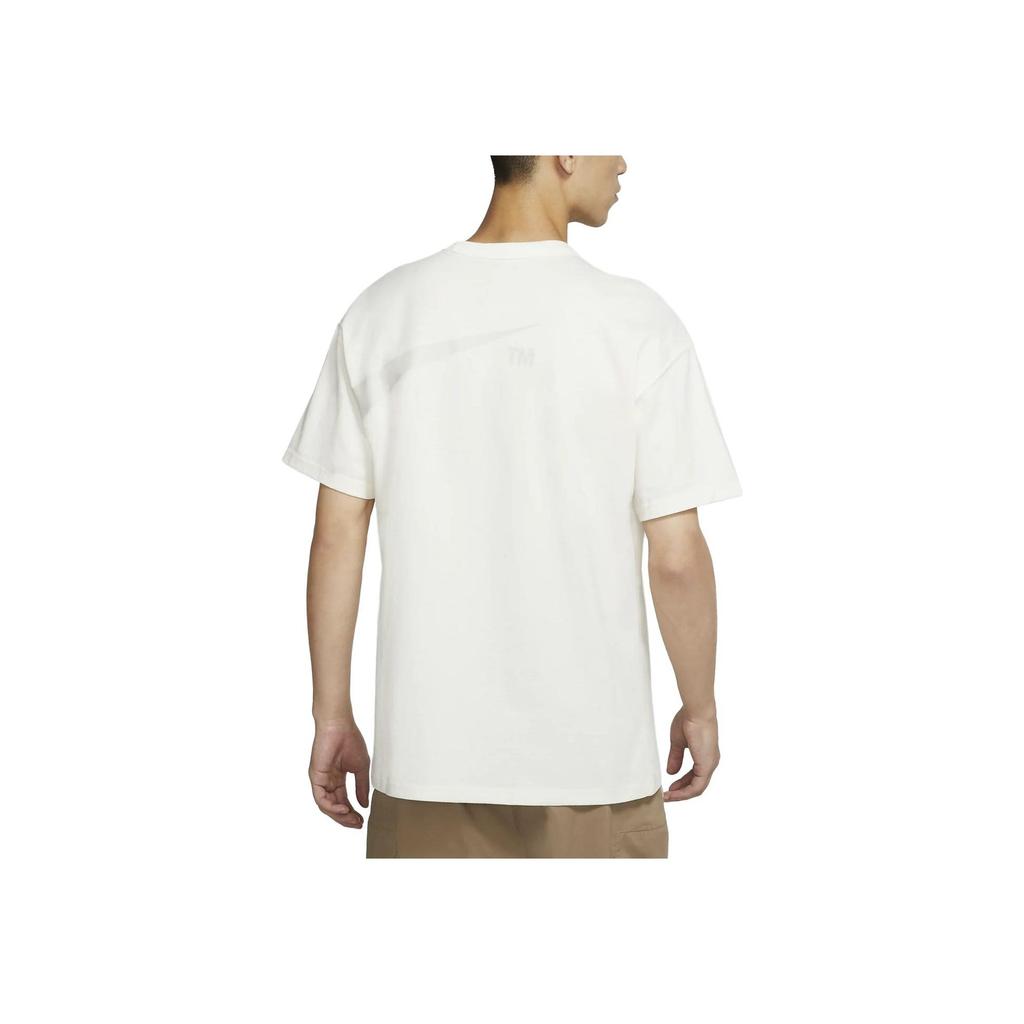 Nike Letter Pattern Loose Round Neck Pullover Short Sleeve T-Shirt Men T-Shirts White DO1930-133