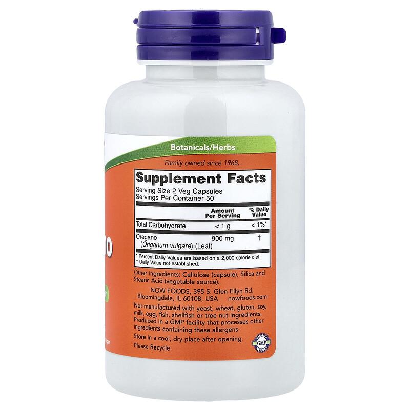 Oregano, 450 mg, 100 Veg Capsules