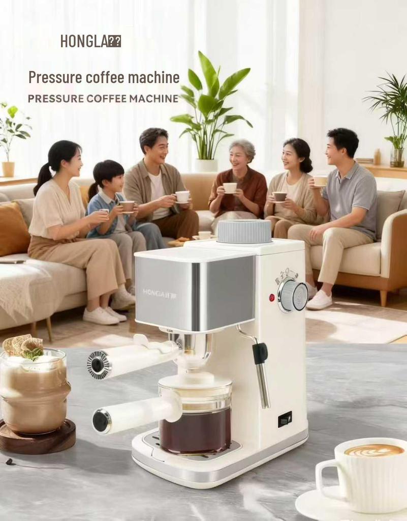 Rainbow Lai TY-DL2511 Halbautomatische Espressomaschine für Zuhause & Büro