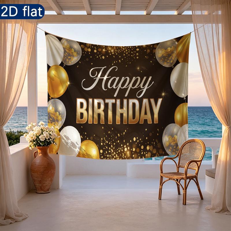 Party Backdrop Birthday Confetti Photo Booth Background Front Door Decor