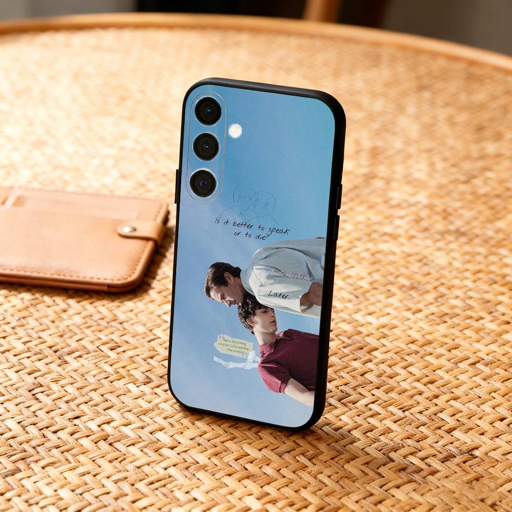 Movie C-Call Me B-By Your Name  Phone Case For Samsung  A73,72,71,53,52,51,22,91,80, Soft Black Cover