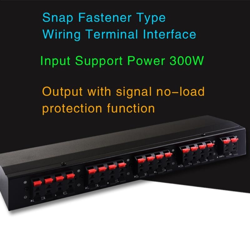 1 In 8 Out Passive Amplifiers Speaker Selector Switcher Sound Switching Distributor Comparator Sound Quality Without Los