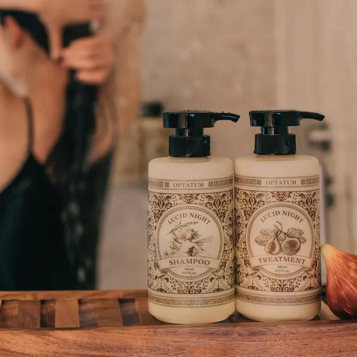 Shampoo & Kur Geschenkset Lucid Night (+ Handtuch)