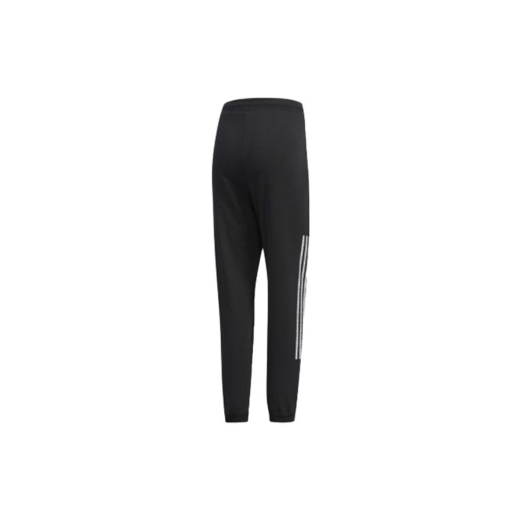 Adidas Neo Three-Stripe Print Joggers Women Bottoms Black DW7961