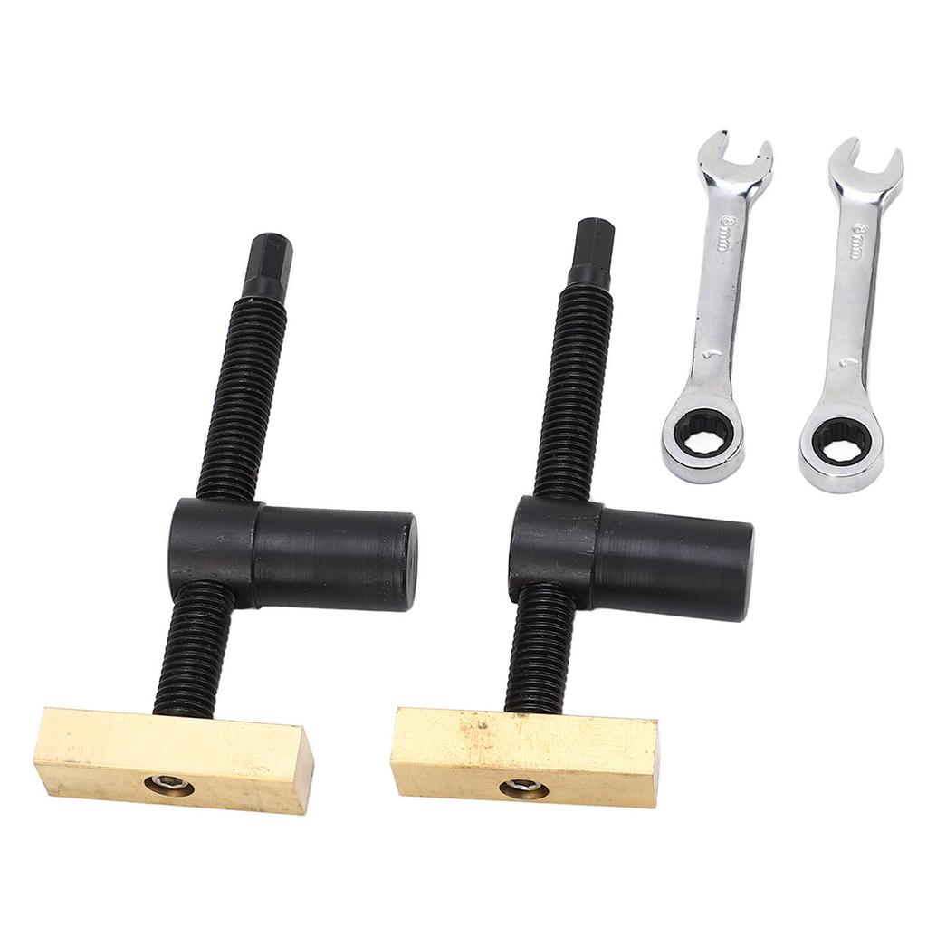 Woodworking Desktop Clip Stainless Steel Brass Block Bench Dog Clamp Workbench Fast Fixed Clip