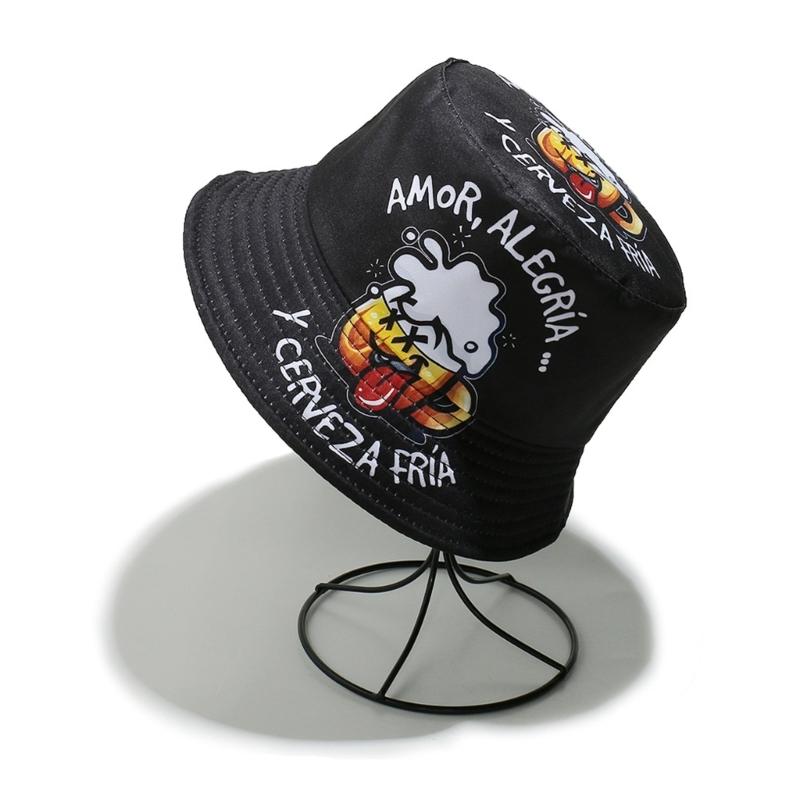 Unisex Octoberfest Bucket Hat Fisherman Hat for Oktoberfest Breathable Sunshade for Teenagers Beer Print Beer Print