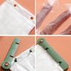 Glove Dispenser Fixed Clip Disposable Glove Rack Organizer Multifunction Kitchen glove rack with 100 Mittens for Home Restaurant