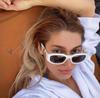 New Oval Cat Eye Sunglasses Women Luxury Brand Small Frame Vintage Style Shades for Female Fashion