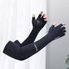 Zwei Finger mit freiliegendem halbem Finger Eisärmel Sonnenschutz Anti-UV-Armärmel Für Frauen