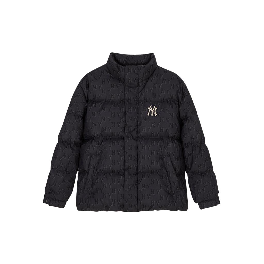 MLB MONOGRAM Down Jackets Unisex Black Stand Collar Thickened Other 3ADJM0736-50BKS