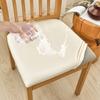 Waterproof PU Leather Seat Covers for Dining Chairs Stretch Dining Room Chair Seat Covers Kitchen Chair Seat Covers Protectors