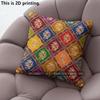 Bohemian Style Vintage Patchwork Throw Pillow Covers Pattern Cushion Cover Suitable For Sofa Bedroom Car Pillow Cover