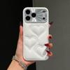 Love Heart French Style iPhone 17 Pro Max Full Coverage Protective Case with Anti-Fall Lens