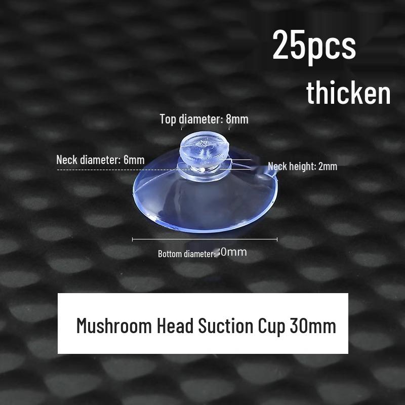 Transparenter Saugnapfhaken für Glas, Fliesen und Auto-Werbung