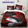 Anime Pattern Bedding Quilt Set Quilt Cover Pillowcase Home Decoration Birthday Gift (1 * Duvet Cover + 2 * Pillowcase, Without Core)