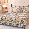 Non-slip One-piece Bed Skirt Korean Version of The Bed-cover Protective Cover Home Floral HOTEL 14 Styles Vintage Stylish Design