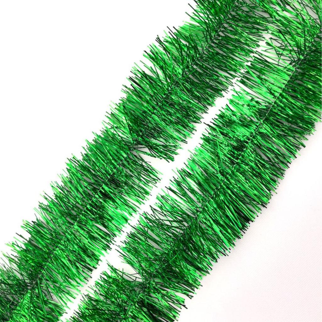 6 200 Inch Green Holiday Decorative Ribbon for Gift Wrapping and Party Decorations