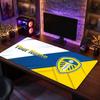 Leeds United Custom Large Mouse Pad, Personalized Name Text Print, Football Logo Non‑Slip Desk Mat Gaming Gift