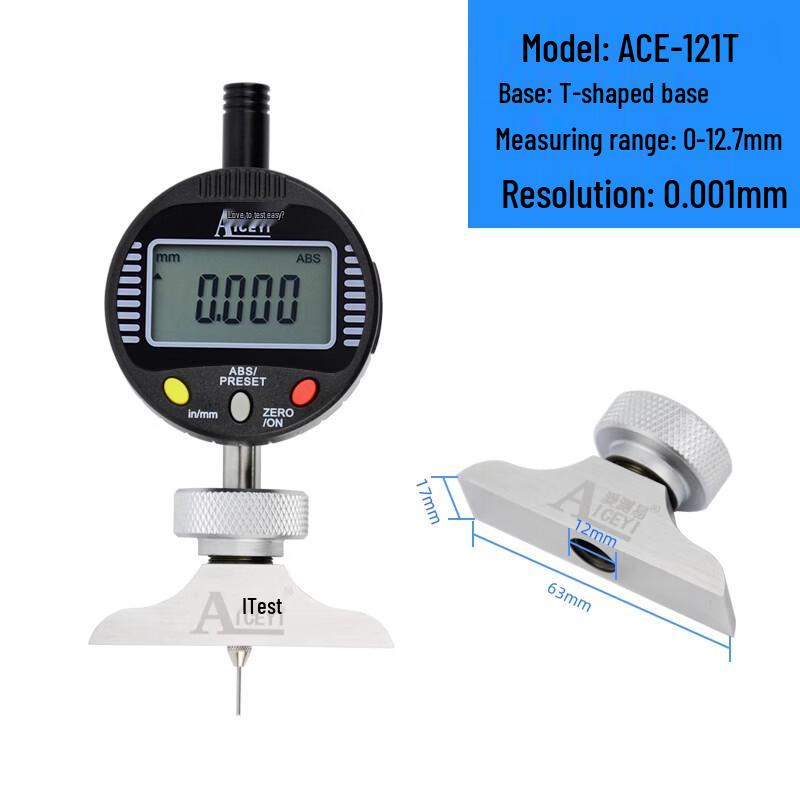 AICEYI Digital Depth Gauge ACE-121T