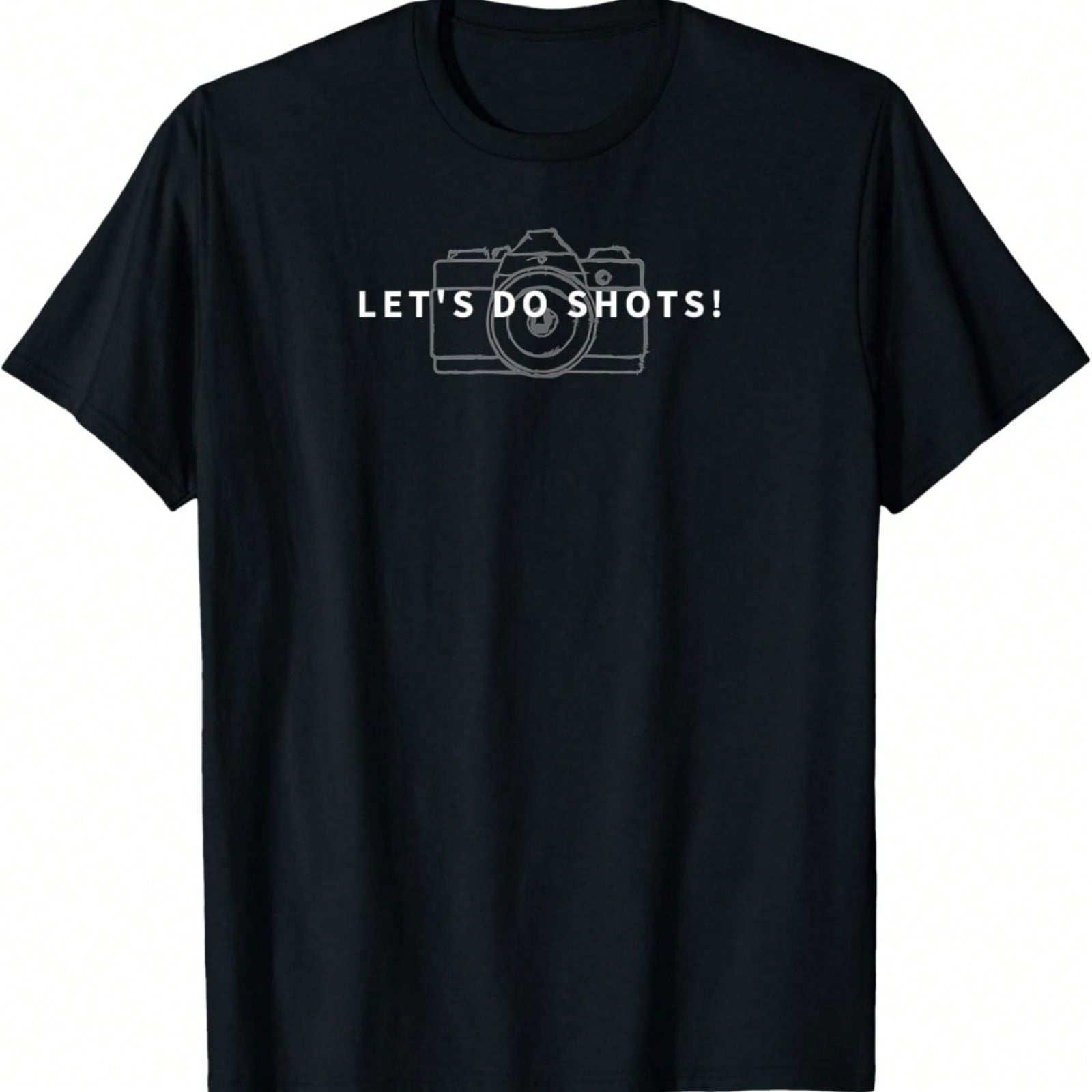 Let s Do Shots - Funny Photographer Camera Photography Pun T-Shirt S разноцветный