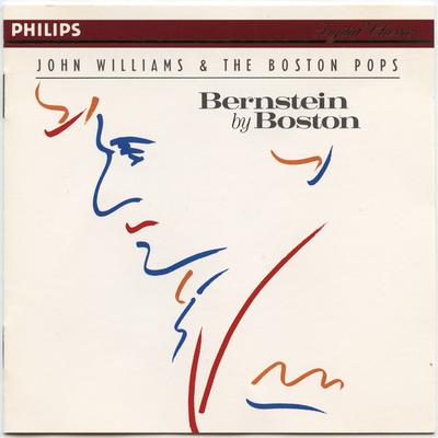 CD LEONARD BERNSTEIN, BOSTON POPS ORCH - Bernstein By Boston 4163602 Philips 1986 Europe Classical Used