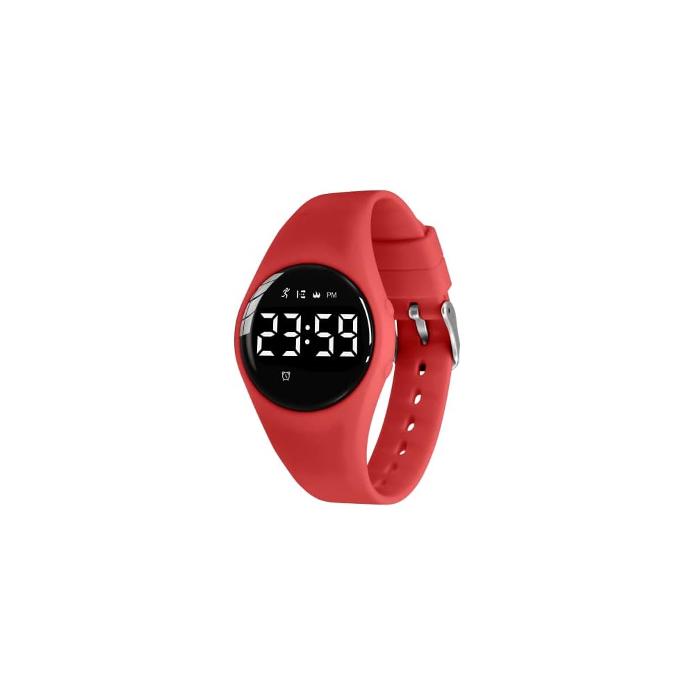 ShunkanSai Kids Digital Sports Watch with Pedometer, Waterproof, Rechargeable, Multi-Function Activity Tracker