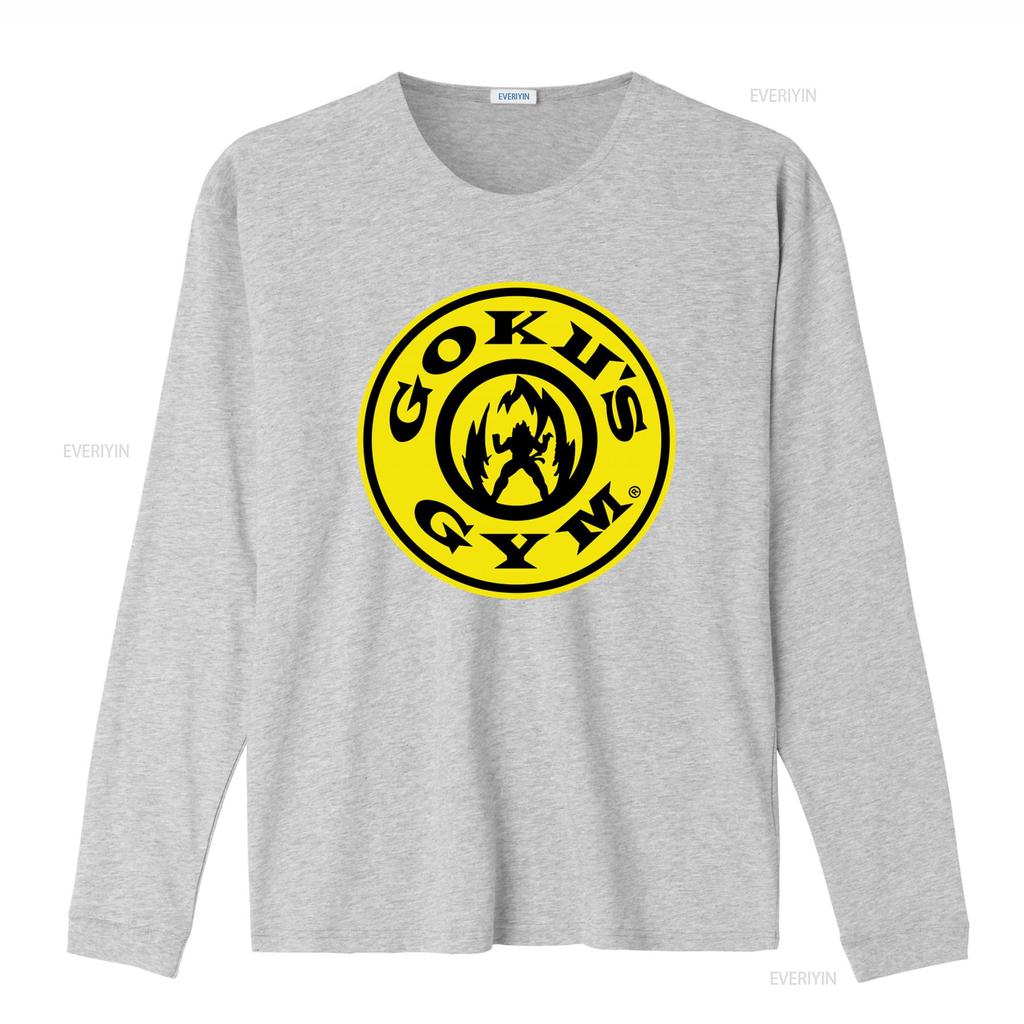 Gokus Gym Golds Inspires Workout T Shirt for Men Blue Size Large A2 Vintage Washed Versatile Fashion Graphic