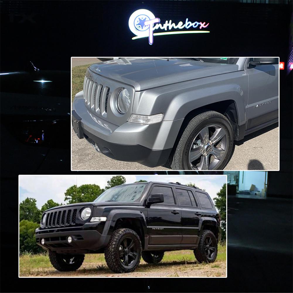 For Jeep Patriot 2007-2017 Smoked / Clear Lens Front Bumper Turn Signal Light Cover Shells No Bulb/Socket 68004180AC 68004181AC