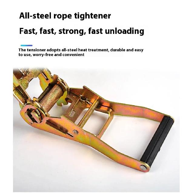 Motorcycles Strap Load Fixing Belt Sling With Ratchet Elastic Rope With Hook Car Ties for Cargo Fastening Sentry Atv Accessory