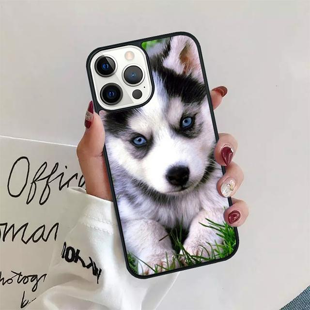 cute Husky baby Skin Coque Shell For iPhone 17 Air 15 16 14 13 12 Pro Max 11 Pro Max Plus Phone Case Cover