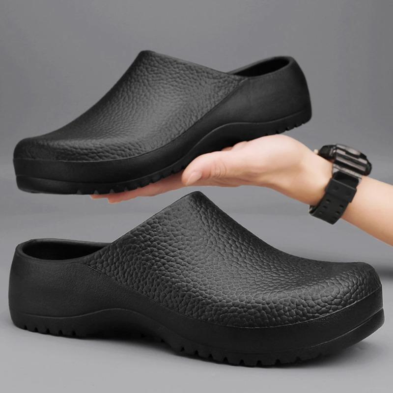 

Men s Clogs Shoes Slip Resistant Shoes for Men Non Slip Restaurant and Chef Shoes Men Waterproof Garden Shoes Fishing Shoe 44-45 білий