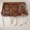 2 Stück Lange Seil Halskette Wildleder Seil Fliege Choker Halskette Modeschmuck Halsband Schlüsselbein Kette Halskette