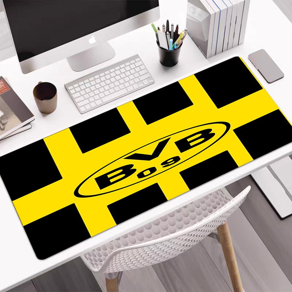 Borussia Dortmund Thema Mauspads, Rutschfeste Gummiunterseite, Multifunktionales Büro- & Wohnaccessoire, Perfekt zur Personalisierung des Arbeitsplatzes.