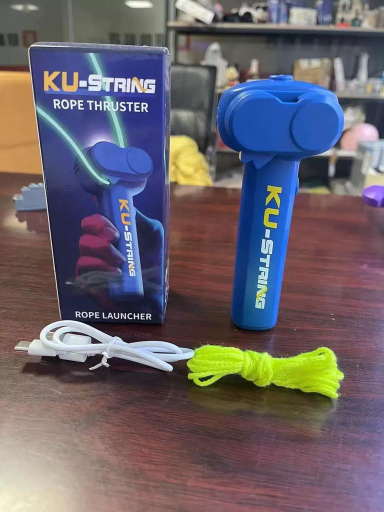 Snur de frânghie care strălucește în întuneric Lansator de frânghie luminos, portabil, portabil, jucărie pentru ameliorarea stresului pentru copii, cadou de petrecere