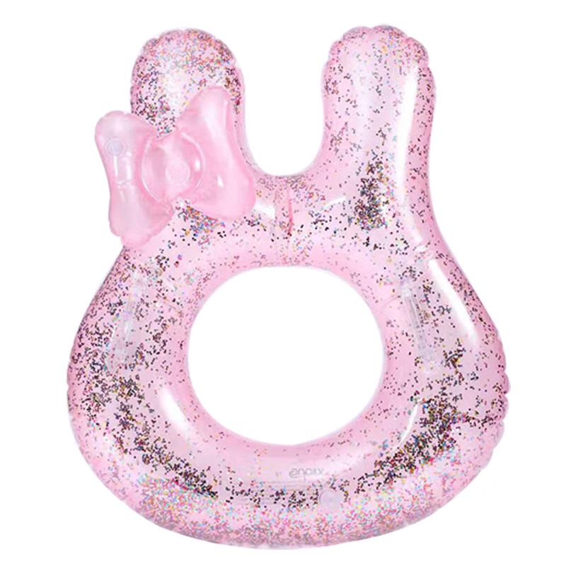 Children s Sequin Rabbit Inflatable Swim Ring