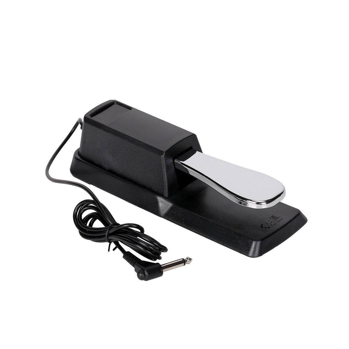 Electric Piano & Organ Sustain Pedal серебряный