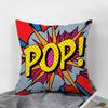 Pop Art Pilow Covers for 45x45 Cushions Decorative Sofa Cushion Cover 60x60 Pillowcase 40x40 Couple Pillow Pillowcases 50x50