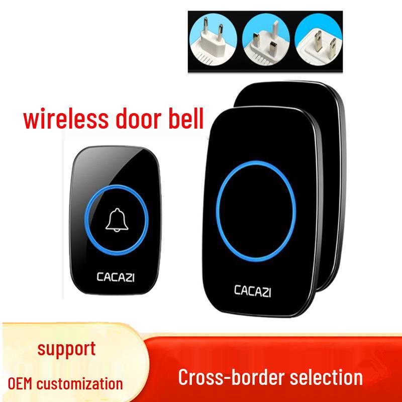KajiaSi Wireless Doorbell & Elderly Call Button - Long Range, High Volume, Compatible with US/UK/EU Standards for Home Use.