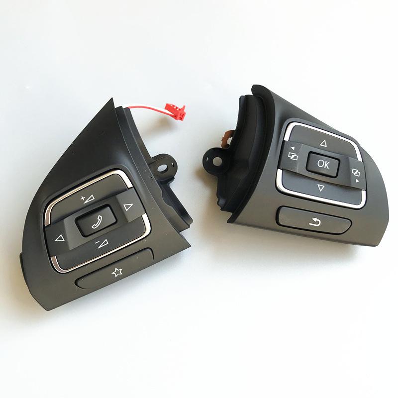 Steering Wheel Multifunction Button For VW Jetta MK6 VW Golf MK6 EOS Golf Plus Tiguan Touran Amarok Caddy 5C0959537B 5C0959538B