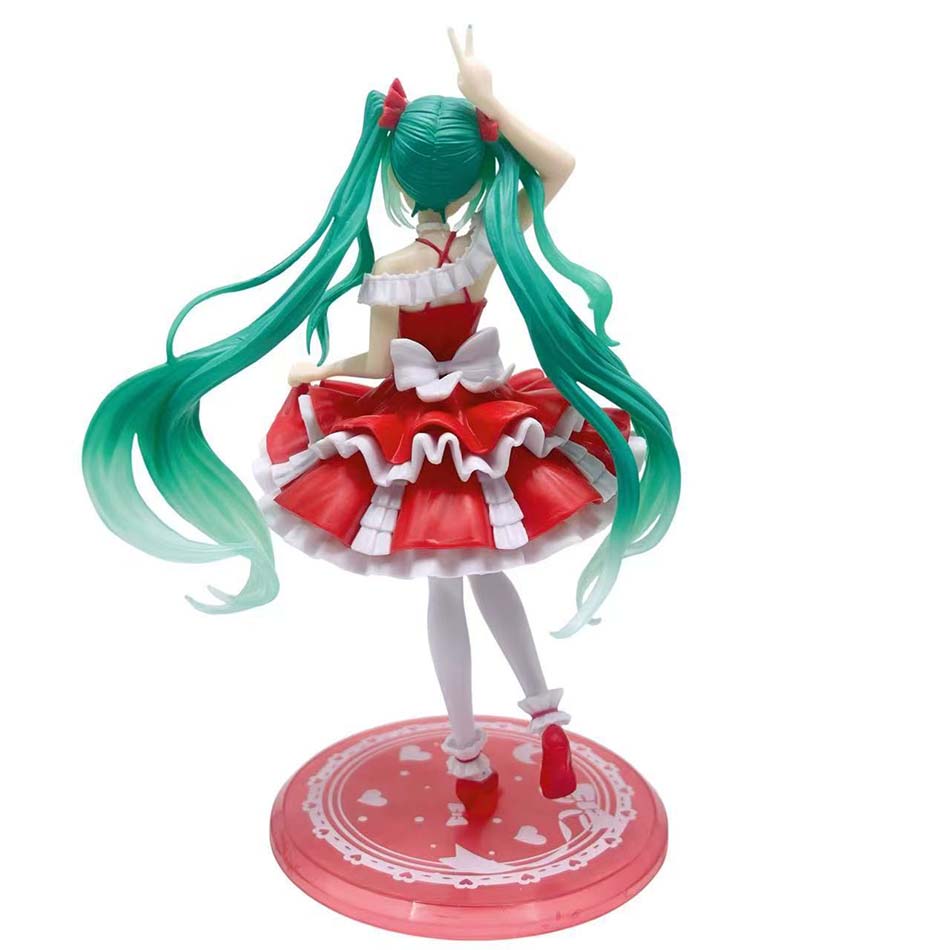 20cm Sexy Girl Hatsune Miku Anime Figure Fashion Subclture Miku Action Figure Christmas Gift PVC Collection Model Doll Toys