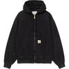 Active Classic Loose Fit Square Label Ribbed Cuff Hem Zip Jacket Men Jacket I034820-89-4O