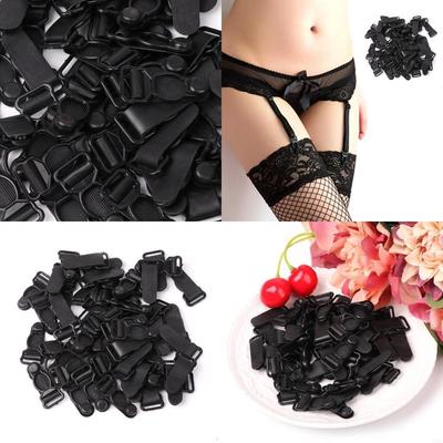 50x Corset Leg Garter Belt Clip Hooks Suspender Ends Hosiery Stocking Grips X3UC