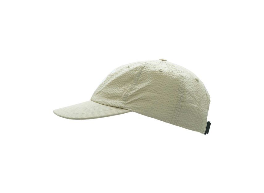 Supreme Seersucker S Logo 6-Panel Tan