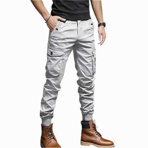 Men's Tooling Casual Pants Spring and Autumn Multi-pocket Leggings Support OEM