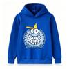 Kids Boys Girls Crewneck Hoodie, Cute Fuzzy Cartoon Monster Aloha Print Casual Long Sleeve Pullover Sweatshirt, Cozy Lightweight Tops For