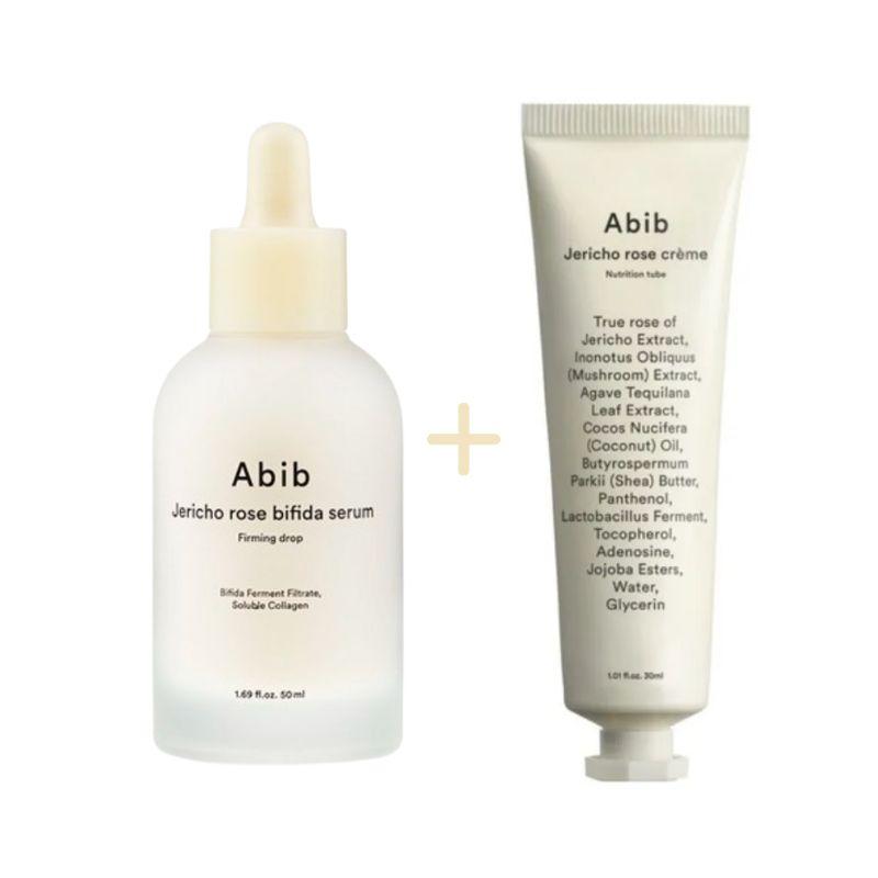 ABIB Jericho Rose Bifida Firming Drop Serum 50ml + Cream 30ml Set 1ea Serum 50ml 1ea Cream 30ml Set