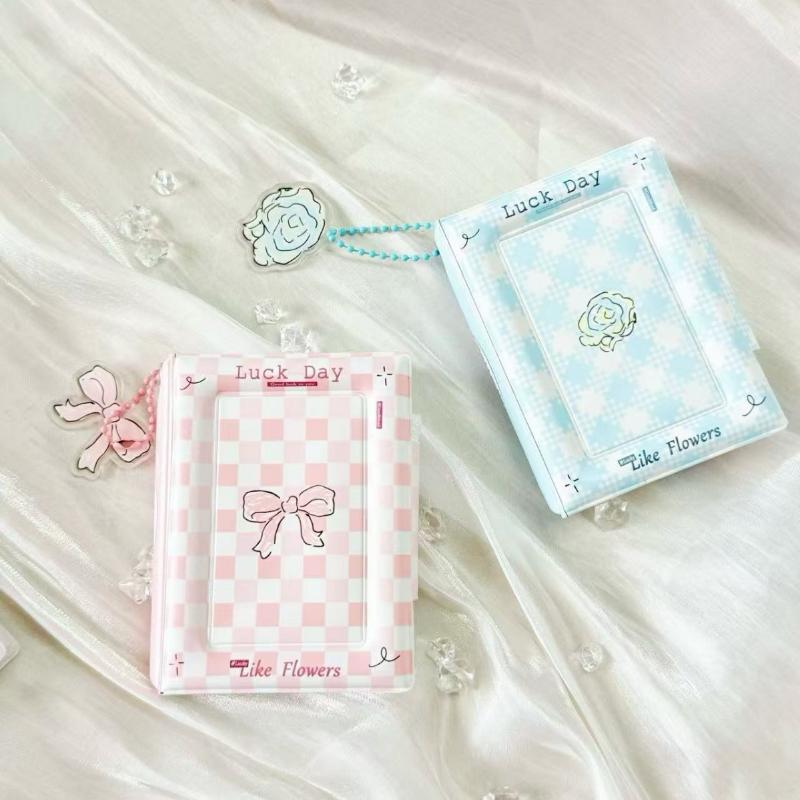 3 Inch 32 Pockets Photo Album Photo Card Postcard With Button Card Star Album Lomo Card Collector Card Photo Card Binder
