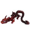Simulated Eye 3D Printed Dragon All-In-One Molding Chinese Dragon 3D Printed Diceratops Dragon Rotatable Flexible