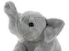 COLORATA Plush Asian Elephant Mascot Wild Cute Animal Keychain Doll Gift Christmas Present (Realistic Animal/with Chain) (Twice Tested) /
